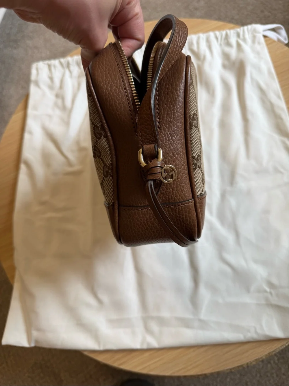 Gucci GG Canvas Bree Crossbody